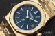 Replica Swiss Audemars Piguet Royal Oak Jumbo Yellow Gold Blue Dial Quartz Watch (3)_th.jpg